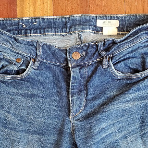 H&M Medium Wash Slim Leg Regular Waist Jeans Size 29 - Picture 5 of 15